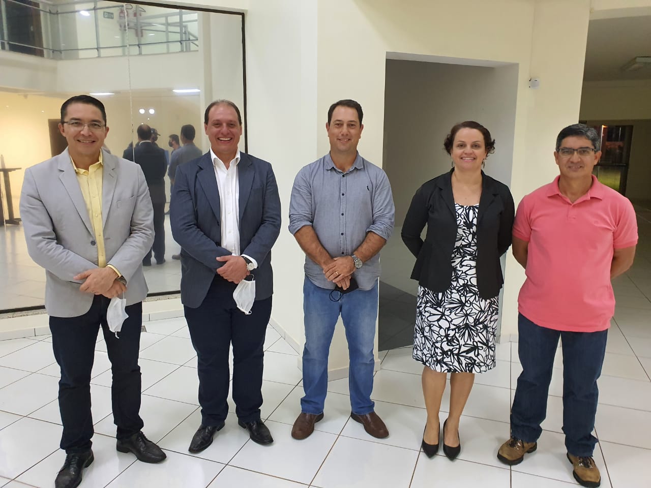 Walter, Gustavo, Jaber, Etiene e Maurício Nunes - Foto: Luis Gustavo/Jornal da Nova